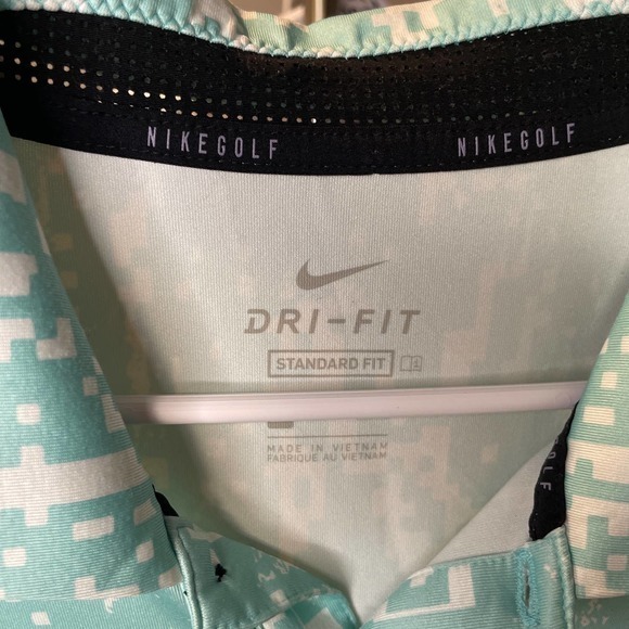 Nike Golf Dri-Fit‎ Blue Polo Sea Palms Size XL - Picture 3 of 6